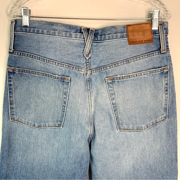 J.Crew Point Sur Slouchy Boyfriend Jeans Size 30 High Rise Button Fly Distressed - Picture 8 of 11